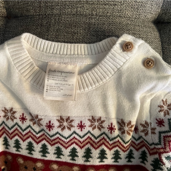 First Impressions Bear Sweater - Picture 2 of 3